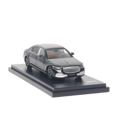 ALMOST REAL Mercedes-Benz Maybach S 680 V12 Edition 2025 Olive Metallic & Obsidian Black 1:64 Scale Diecast Model