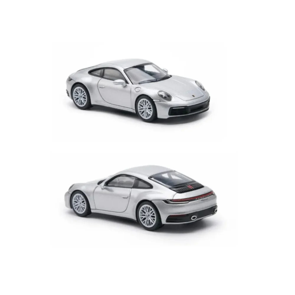 PRE-ORDER ALMOST REAL Porsche 911 Carrera 992.1 GT Silver 1:64 Scale Diecast Model
