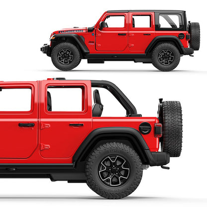 Jeep Wrangler Rubicon 4xe, 1:24 Scale (Red)