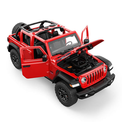 Jeep Wrangler Rubicon 4xe, 1:24 Scale (Red)