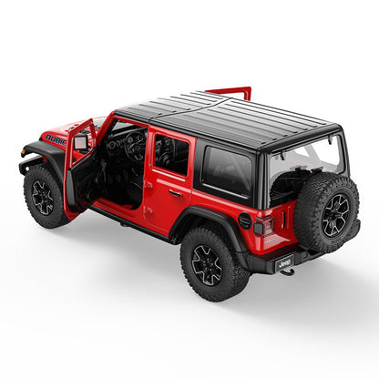 Jeep Wrangler Rubicon 4xe, 1:24 Scale (Red)