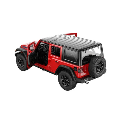 Rastar Jeep Wrangler Rubicon 4xe Red 1:24 Scale Diecast Model