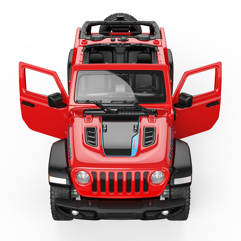 Jeep Wrangler Rubicon 4xe, 1:24 Scale (Red)