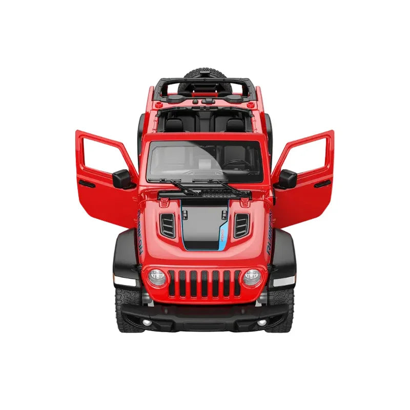 Rastar Jeep Wrangler Rubicon 4xe Red 1:24 Scale Diecast Model