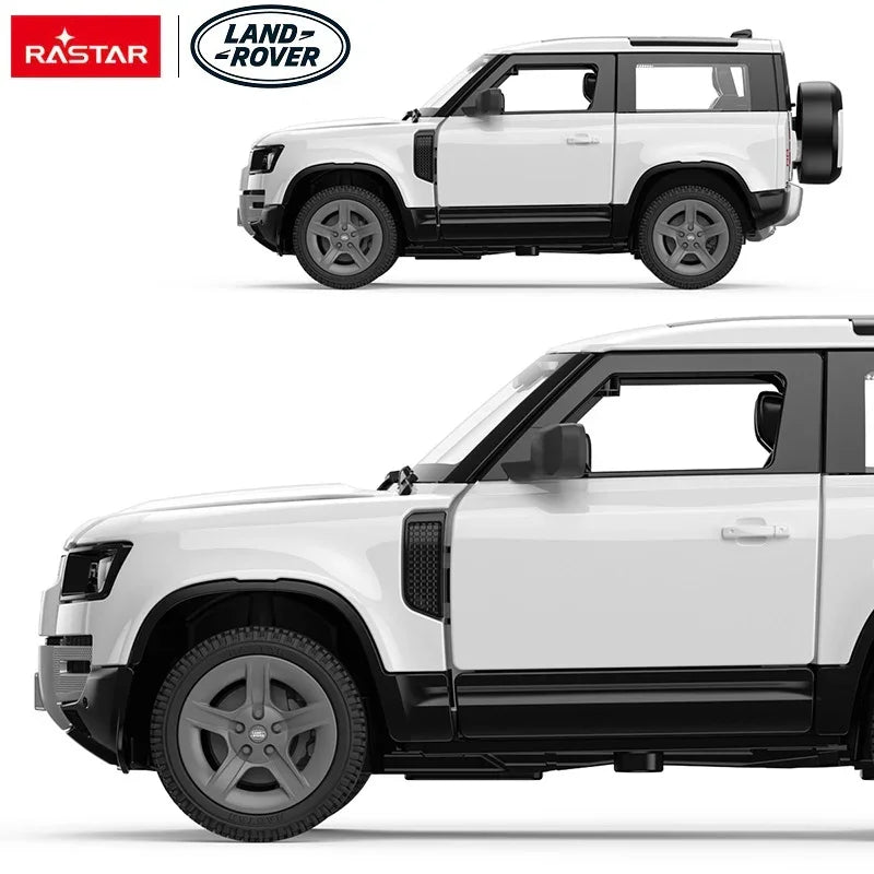 Rastar Land Rover Defender 90 White 1:24 Scale Diecast Model