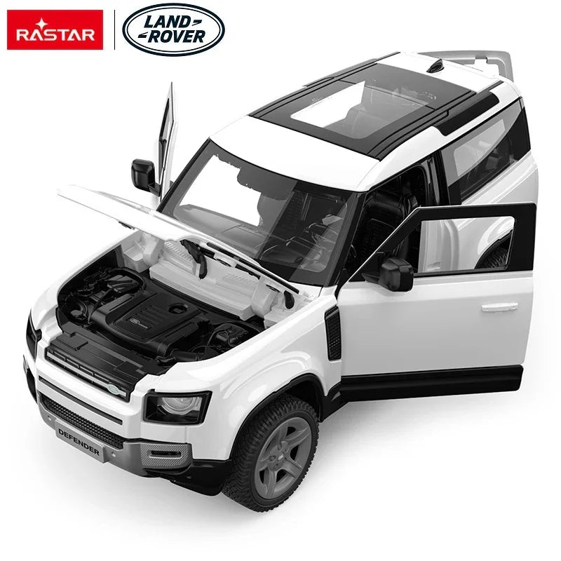Rastar Land Rover Defender 90 White 1:24 Scale Diecast Model