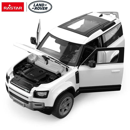 Rastar Land Rover Defender 90 White 1:24 Scale Diecast Model