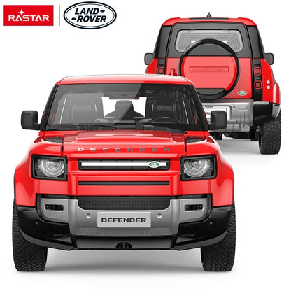 Rastar Land Rover Defender 90 Red 1:24 Scale Diecast Model