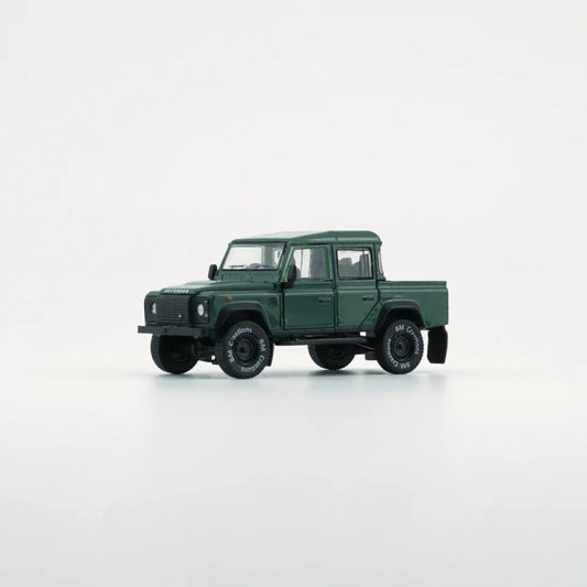 Land Rover 2016 Defender 110 Pick Up, 1:64 Scale (Green) collectible diecast model at Poketwheels