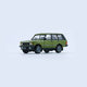 Land Rover Range Rover Classic LSE-Classic, 1:64 Scale (Green) collectible diecast model at Poketwheels