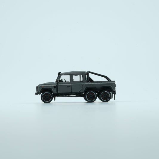 BMC 1:64 Land Rover 2016 Defender 110 PickUp 6x6 Accessory Pack – Dark Grey Silver (RHD)
