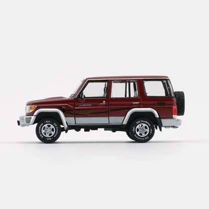 1:64 Toyota Land Cruiser LC76 – Dark Red (LHD)