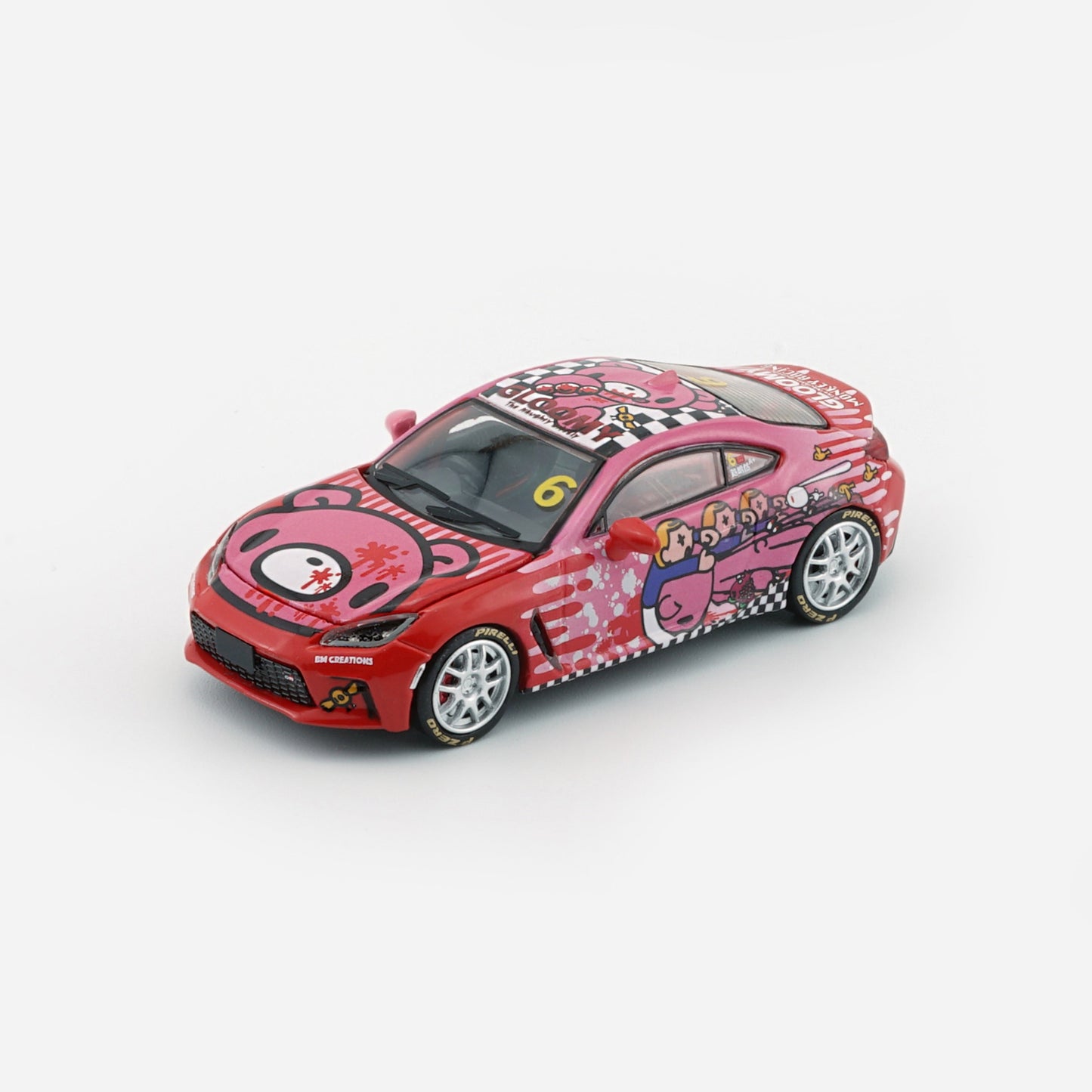 1:64 Toyota GR86 x Gloomy Bear – Red (Macau GP Edition)