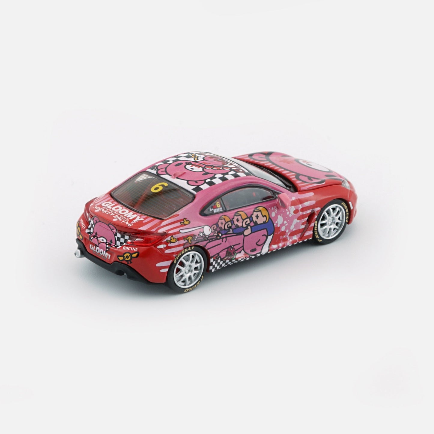 1:64 Toyota GR86 x Gloomy Bear – Red (Macau GP Edition)