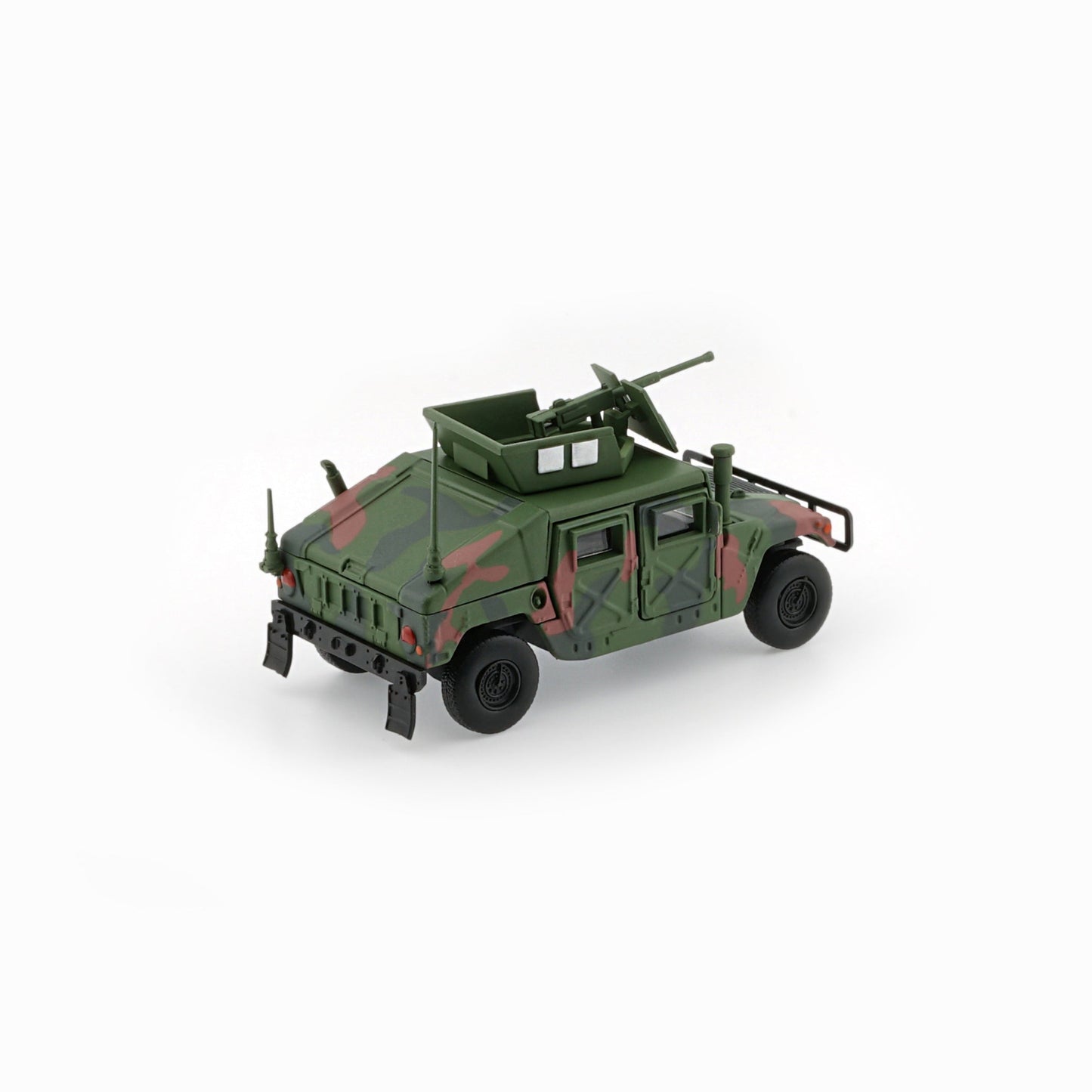 1:64 Humvee 4-CT – Woodland Camo with Stand Plate