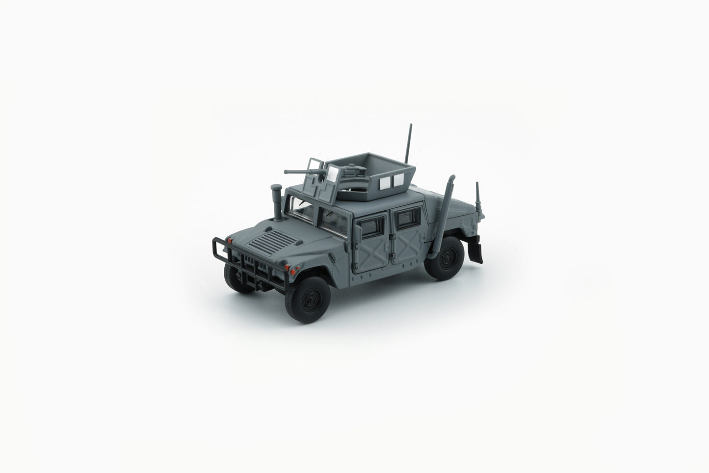 1:64 Humvee 4-CT – Matte Dark Gray with Stand Plate