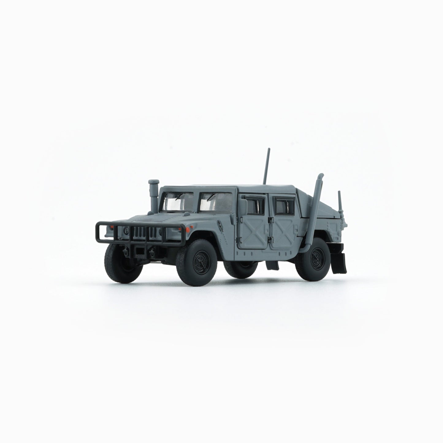 1:64 Humvee 4-CT – Matte Dark Gray with Stand Plate