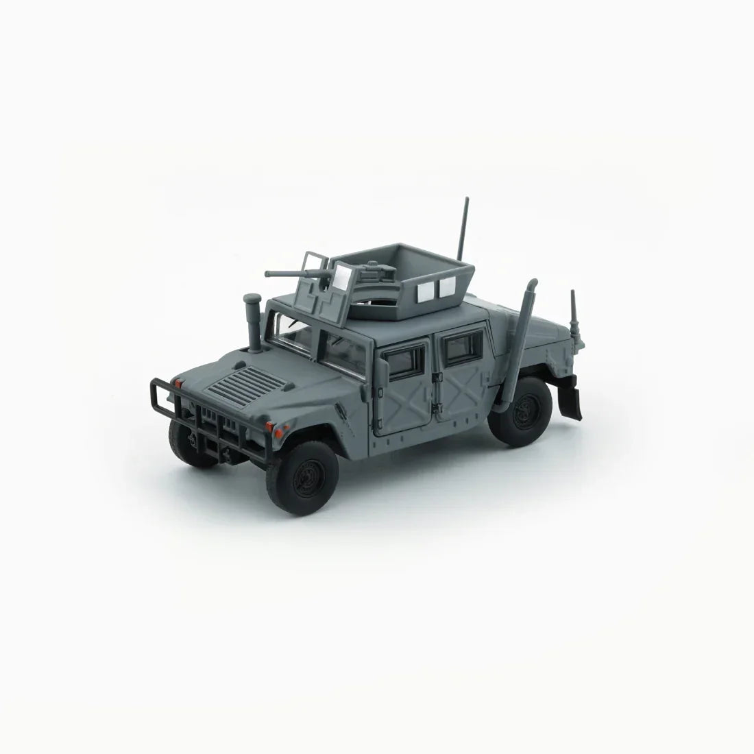 Humvee 4-CT with Stand Plate, 1:64 Scale (Matte Dark Gray) collectible diecast model at Poketwheels