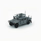 Humvee 4-CT with Stand Plate, 1:64 Scale (Matte Dark Gray) collectible diecast model at Poketwheels