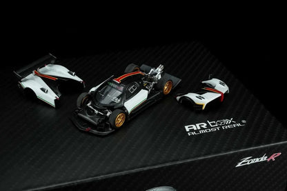 ALMOST REAL Pagani Zonda R White 1:64 Scale Diecast Model