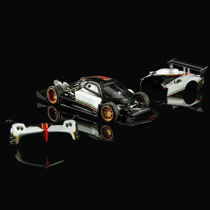 ALMOST REAL Pagani Zonda R White 1:64 Scale Diecast Model