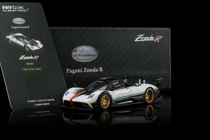 ALMOST REAL Pagani Zonda R White 1:64 Scale Diecast Model
