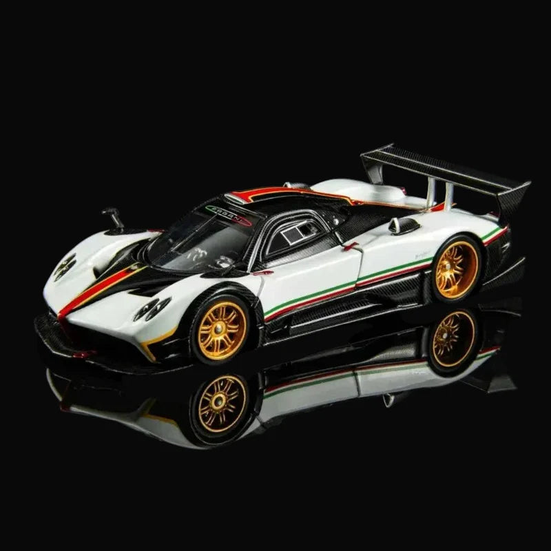 ALMOST REAL Pagani Zonda R White 1:64 Scale Diecast Model