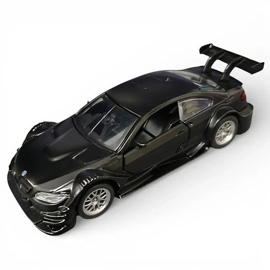 Premium scale diecast model car  – BMW M3 DTM, 1:43 Scale (Black) Collectible