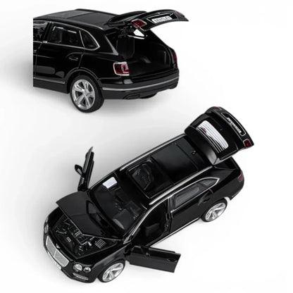 Premium scale diecast model car  – Bentley Bentayga, 1:32 Scale (Black) Collectible