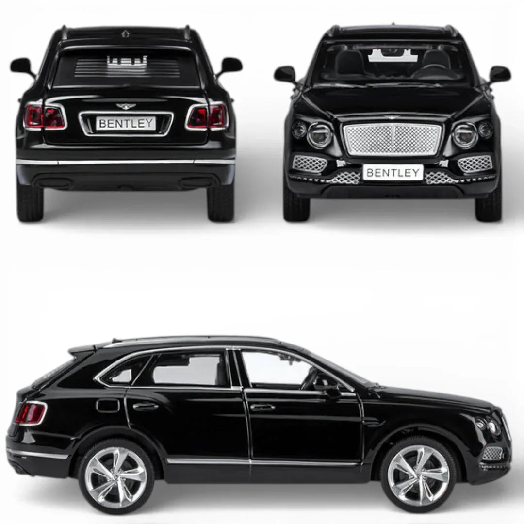 Premium scale diecast model car  – Bentley Bentayga, 1:32 Scale (Black) Collectible