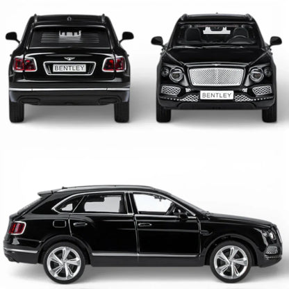 Premium scale diecast model car  – Bentley Bentayga, 1:32 Scale (Black) Collectible
