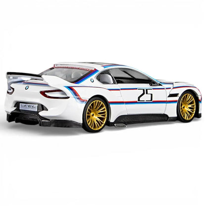 Premium scale diecast model car  – BMW 3.0 CSL, 1:32 Scale (White) Collectible