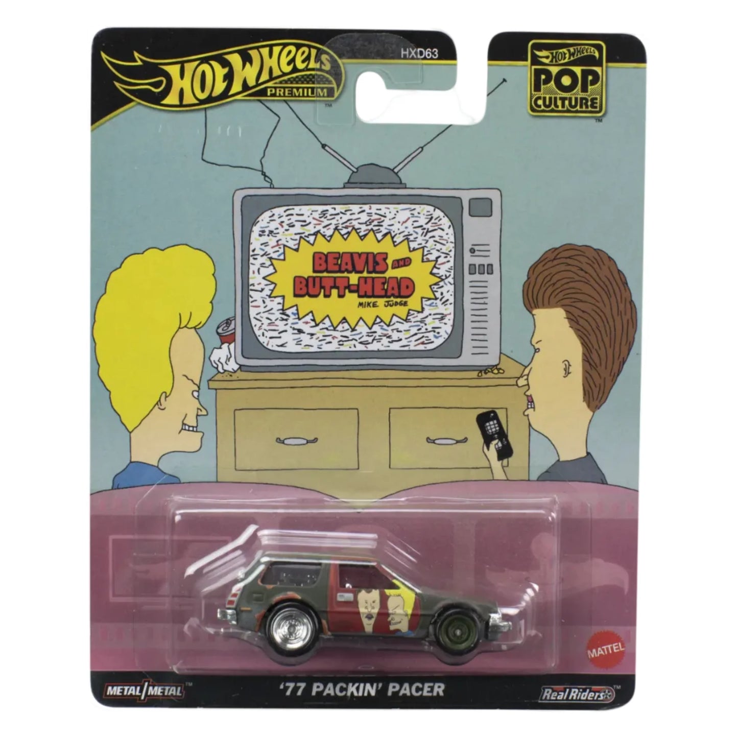 Hot Wheels Premium Pop Culture '77 Packin Pacer Green 1:64 Scale Diecast Model
