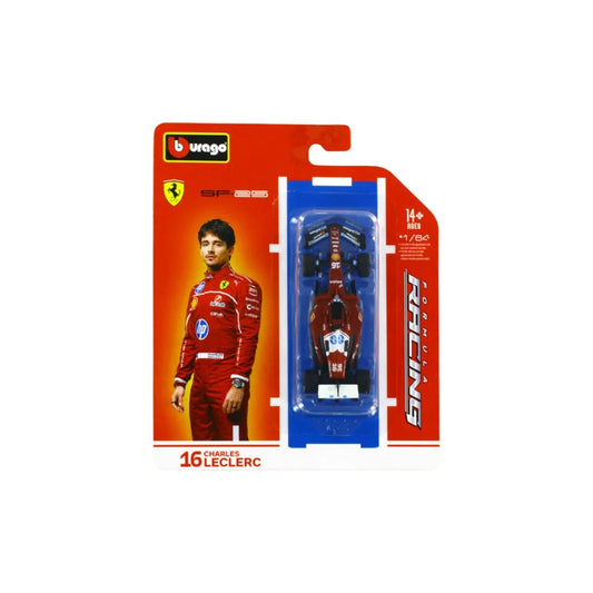 F1 Ferrari SF-25 Formula 1 Car (Charles Leclerc) #16, 1:64 Scale collectible diecast model at Poketwheels