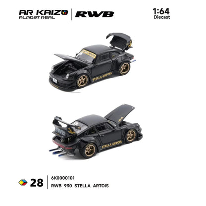 PRE-ORDER ALMOST REAL RWB 993 Army Girl 1:64 Scale Diecast Model