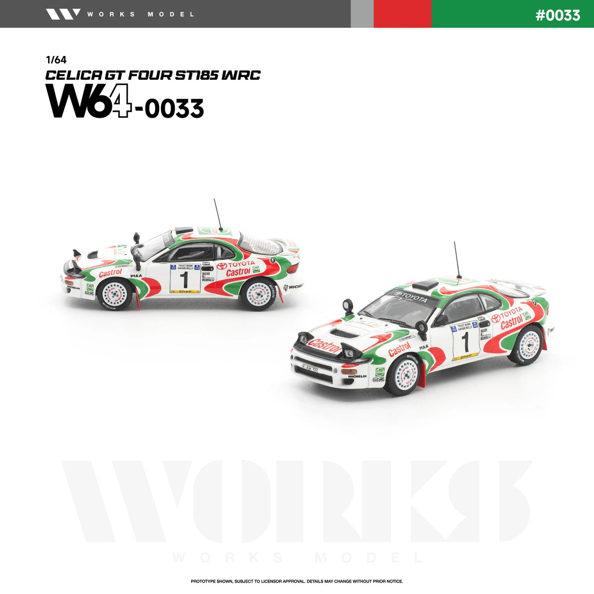 *PRE-ORDER* Toyota Celica GT Four ST185 WRC, 1:64 Scale (White) collectible diecast model at Poketwheels