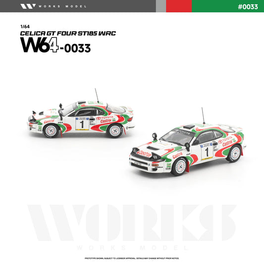 *PRE-ORDER* Toyota Celica GT Four ST185 WRC, 1:64 Scale (White) collectible diecast model at Poketwheels