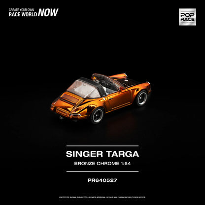 PRE-ORDER | Singer Targa 1:64 Scale (Bronze Chrome) by POP RACE