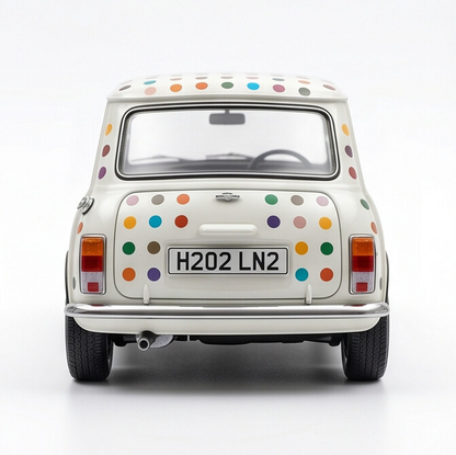 TINY Mini Cooper MK1 Colour Dot 1:50 Scale – Official Licensed Diecast with Acrylic Case