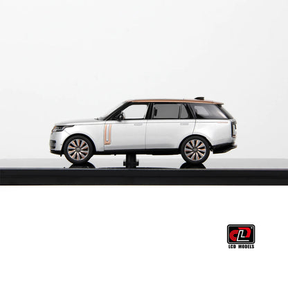 LCD Land Rover Range Rover SV Serenity Silver 1:43 Scale Diecast Model