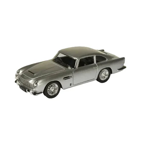 Aston Martin DB5, 1:36 Scale (Silver) collectible diecast model at Poketwheels