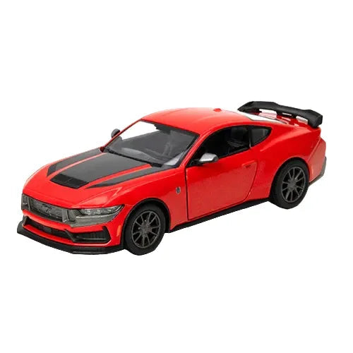 Premium scale diecast model car  – Ford Mustang Dark Horse 2024, 1:36 Scale (Red) Collectible