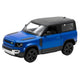 Premium scale diecast model car  – Land Rover Defender 90, 1:36 Scale (Blue) Collectible