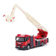 Scania Fire Ladder, 1:64 Scale (Red) collectible diecast model at Poketwheels
