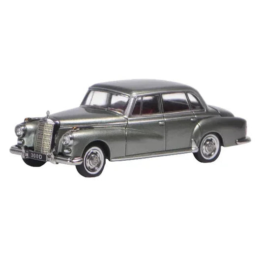Mercedes-Benz 300D 1959, 1:64 Scale (Sage Green) collectible diecast model at Poketwheels