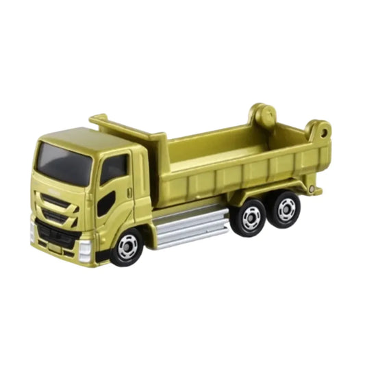 Tomica No.101 Isuzu Giga Dump Truck, 1:64 Scale (Yellow) collectible diecast model at Poketwheels