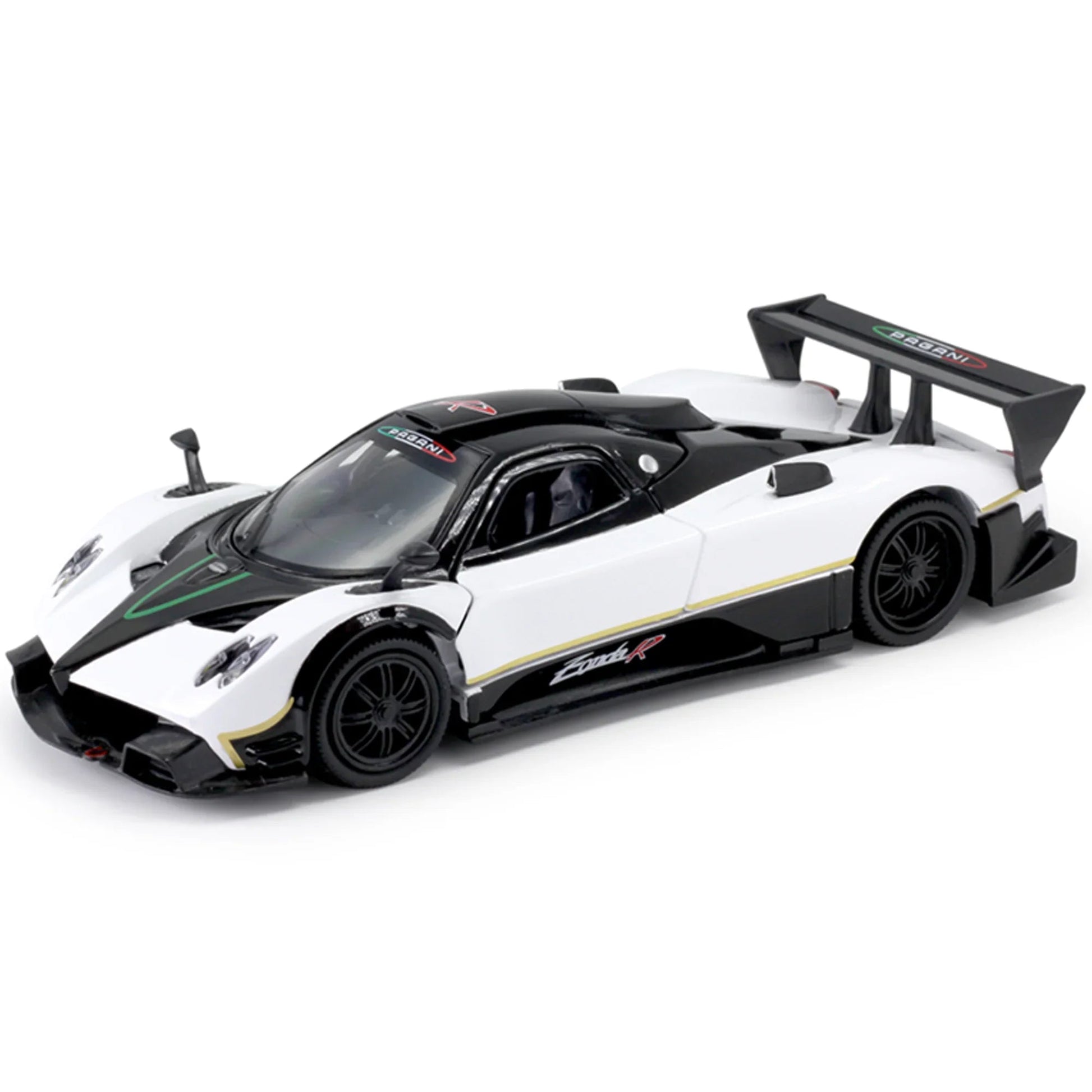 Premium scale diecast model car  – Pagani Zonda R, 1:32 Scale (White) Collectible