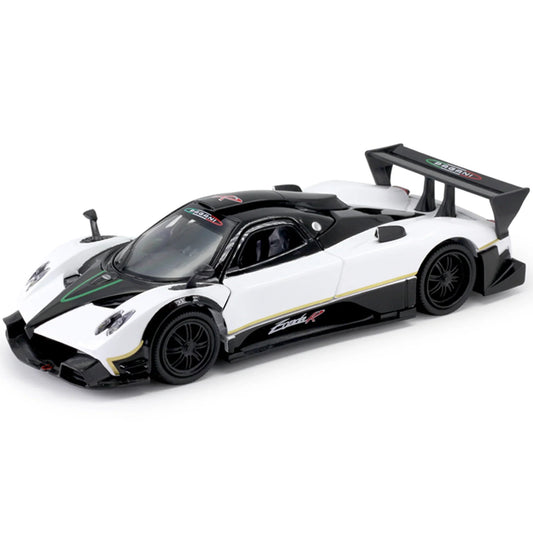 Premium scale diecast model car  – Pagani Zonda R, 1:32 Scale (White) Collectible