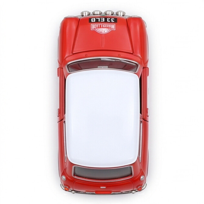 TINY Mini Cooper MK1 (37) 1:50 Scale (ATC66197) – Official Licensed Diecast with Acrylic Case