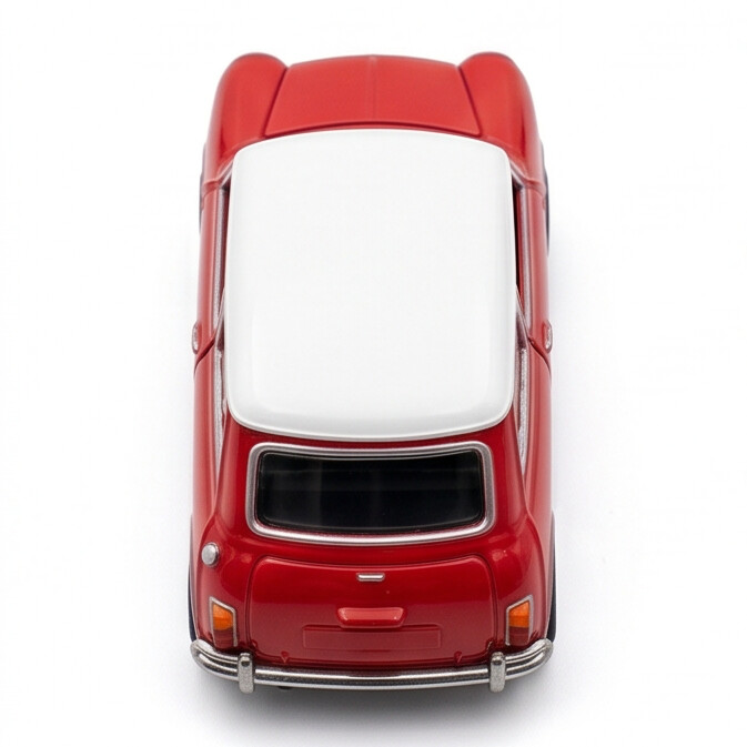 TINY Mini Cooper MK1 199C 1:50 Scale – Official Licensed Diecast with Acrylic Case